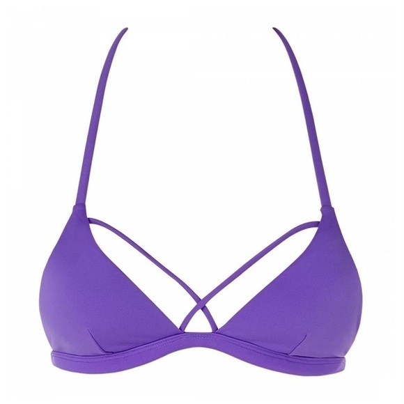 L'Agent by Agent Provocateur Avril Bikini Top in Violet - Picture 5 of 8